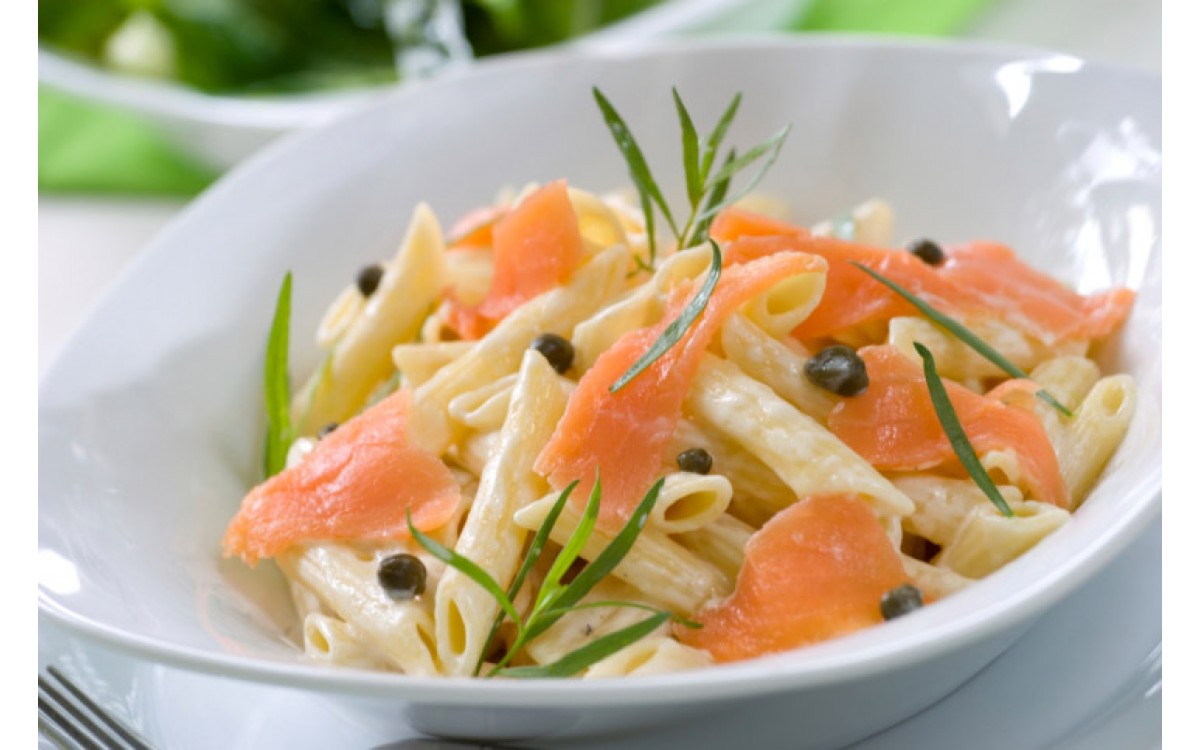 Pasta with salmon & vodka